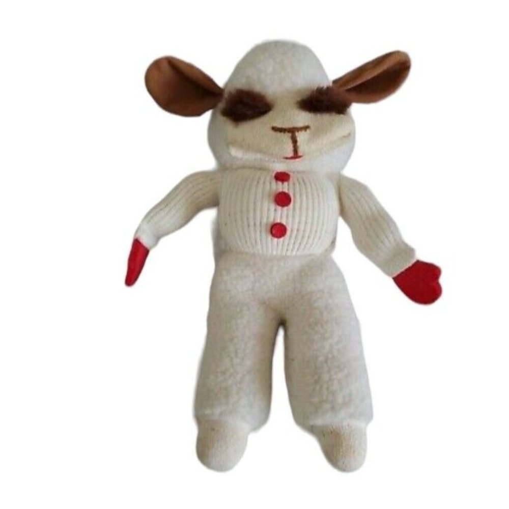 Vintage Puppet Lamb Chops Playalong Hand Puppet Plush 80s Hasbro Softies